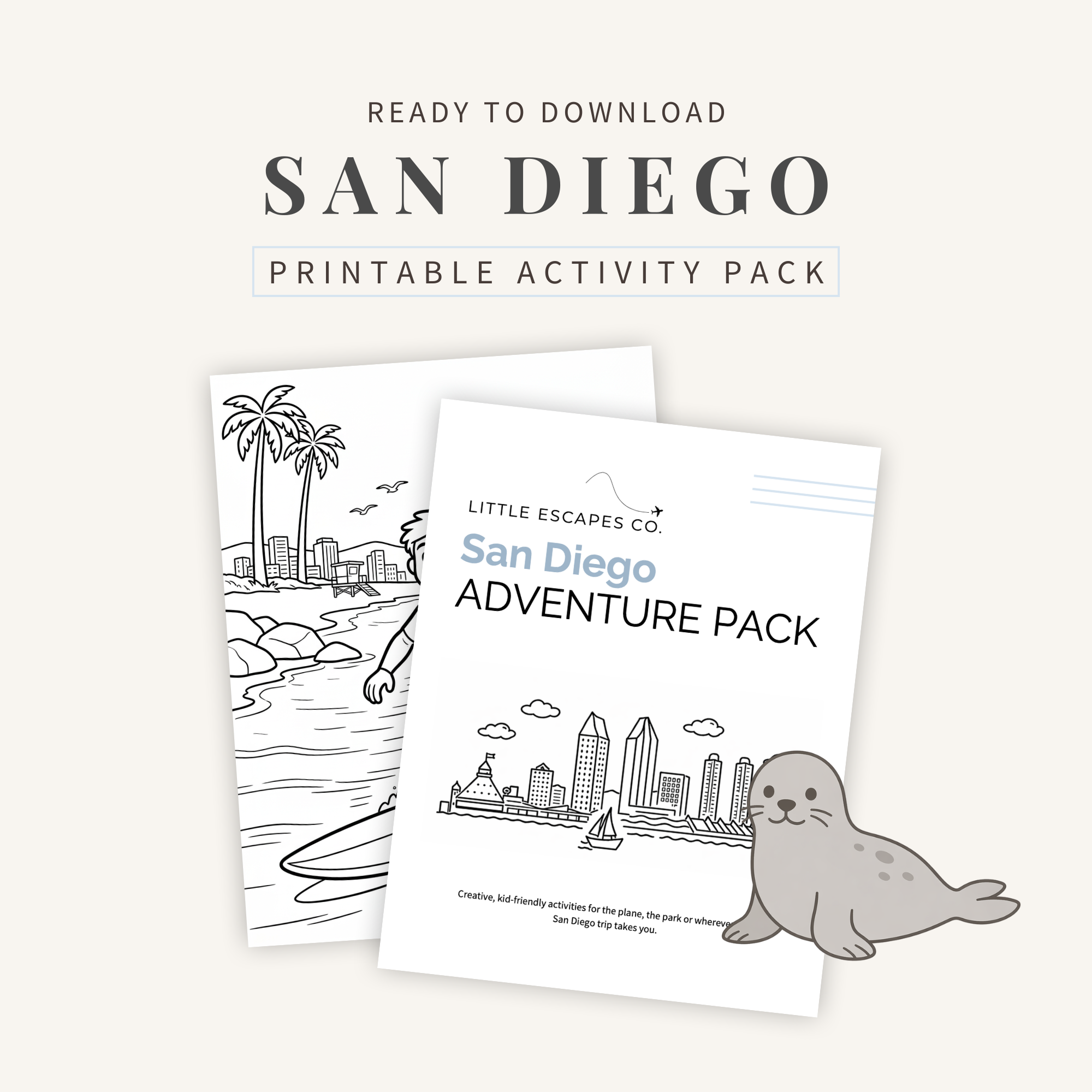 San Diego Adventure Activity Pack