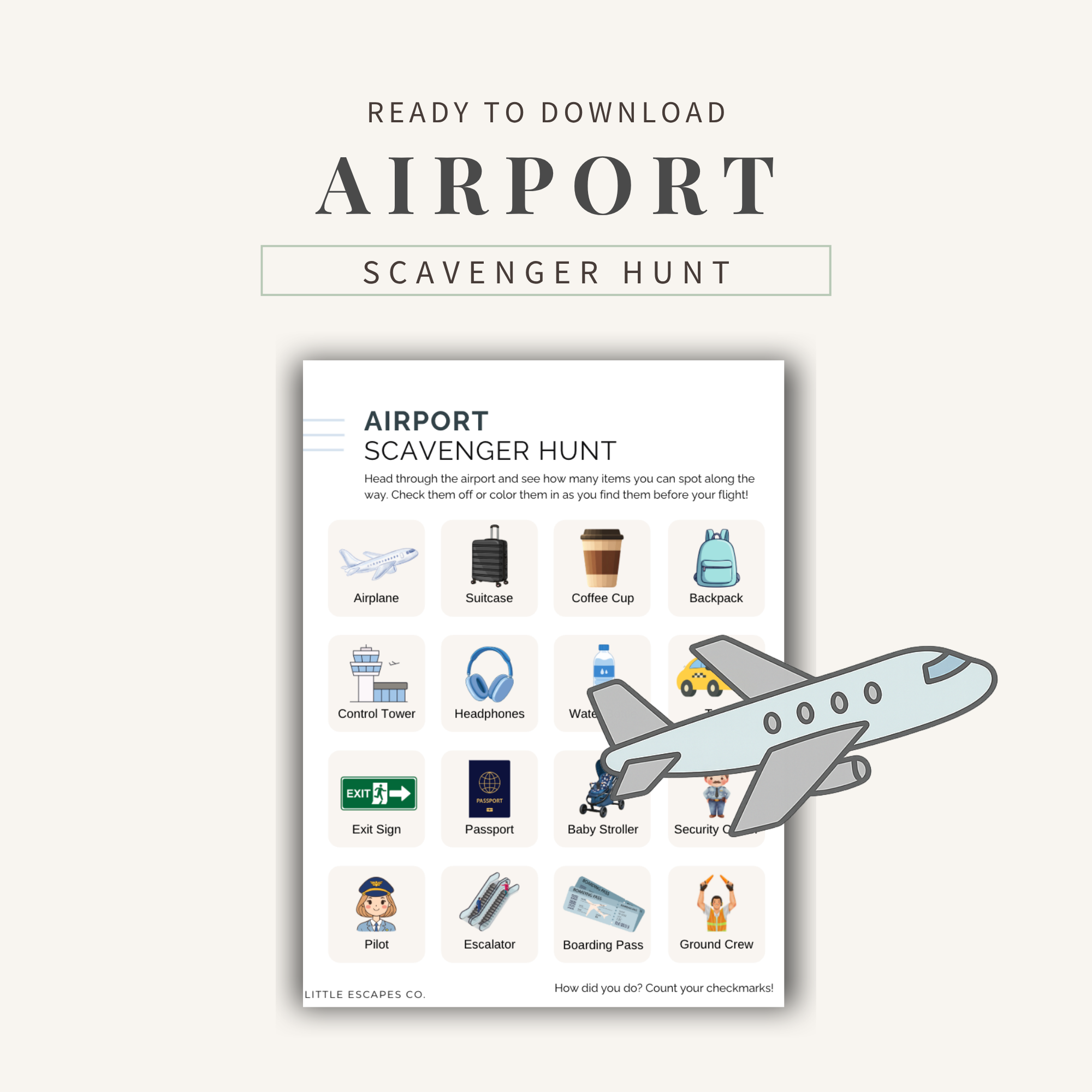 Airport Scavenger Hunt