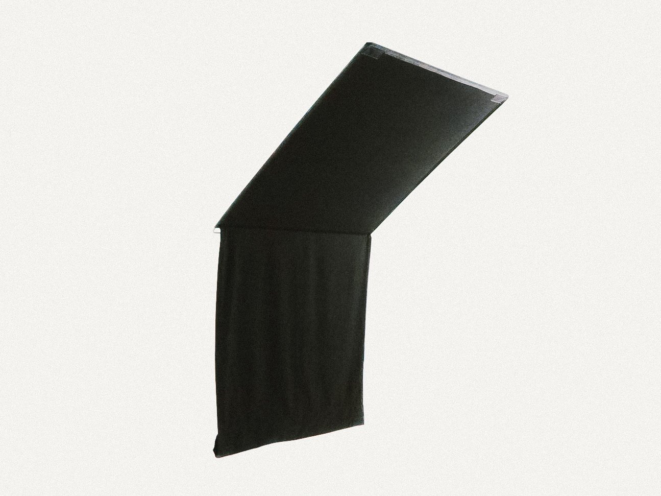 36" x 36" Solid Black Floppy