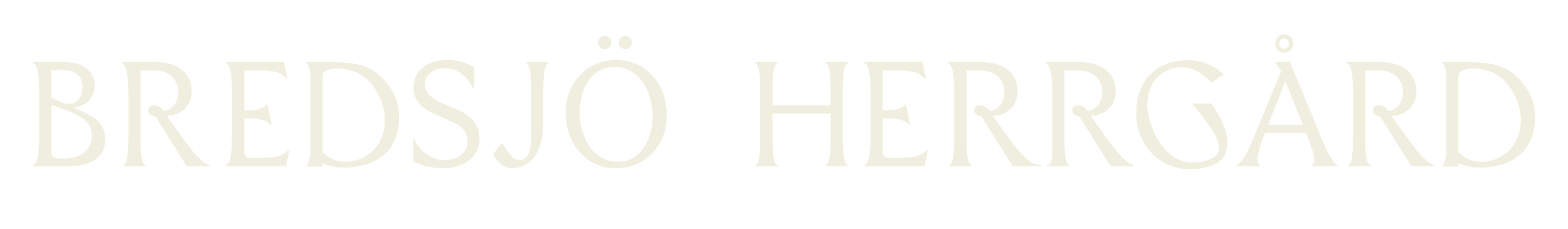 Image of the text 'BREDJSJÖ HERRGÅRD' in stylized font.