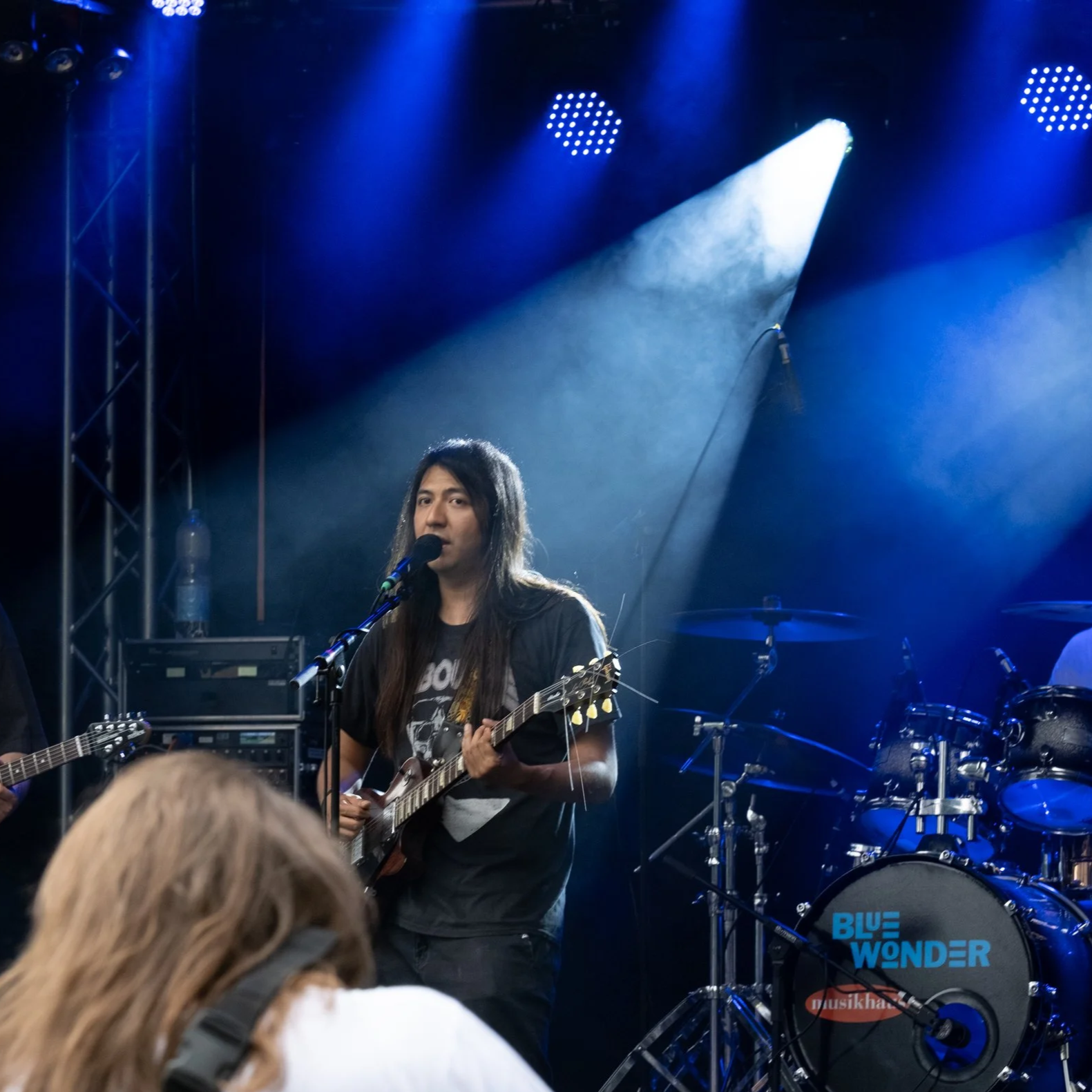Artist MirkwoodSpiders at Out in the Gurin Festival 2026, Photographed by AndersagRecords.