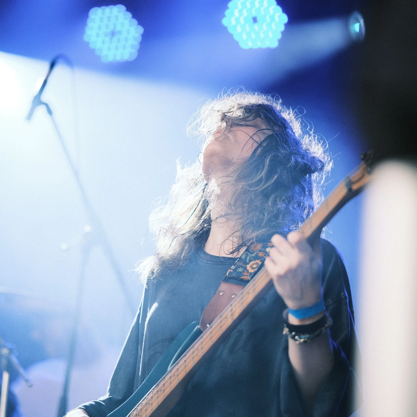 Artist MirkwoodSpiders at Out in the Gurin Festival 2026, Photographed by AndersagRecords.