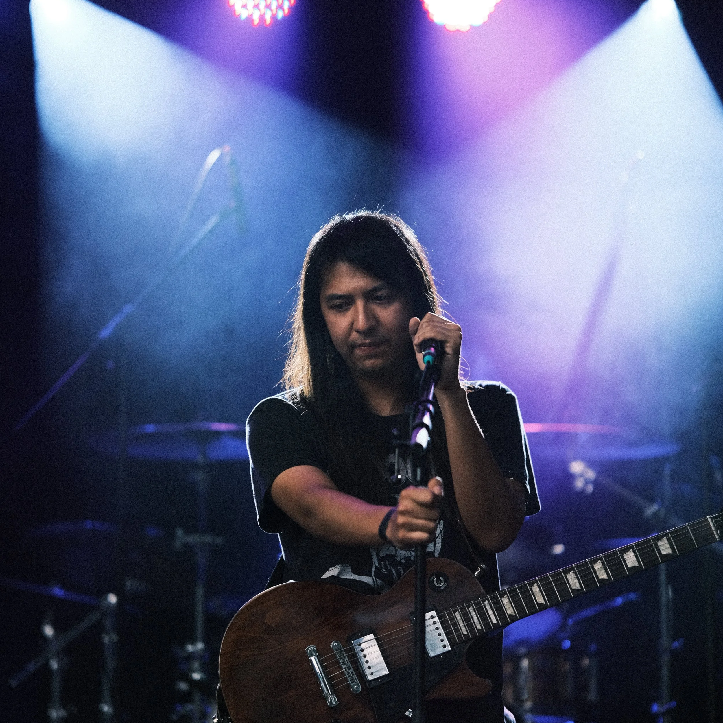 Artist MirkwoodSpiders at Out in the Gurin Festival 2026, Photographed by AndersagRecords.