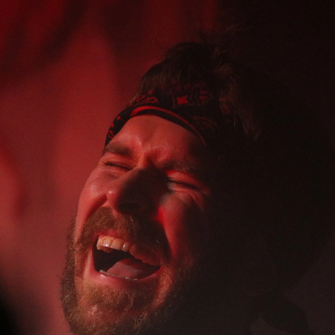 Artist MirkwoodSpiders at Cuadro 22, Photographed by AndersagRecords.