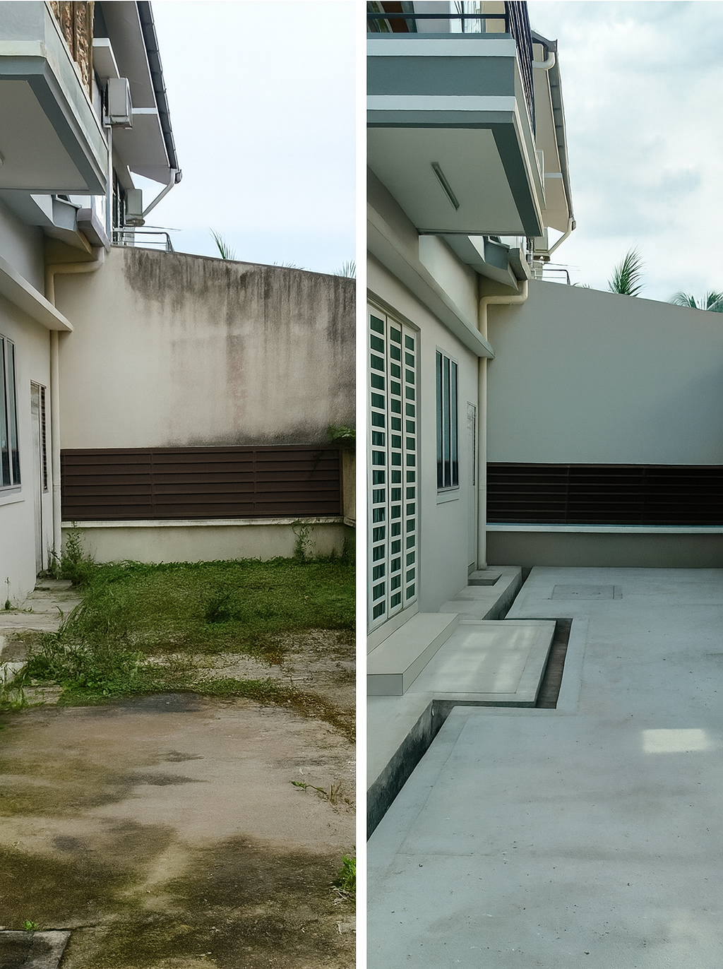 Painting and concrete work