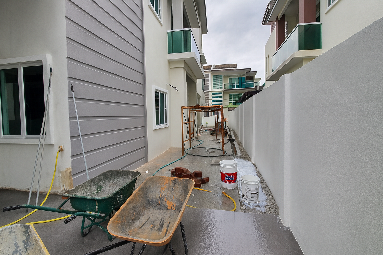 Painting and concrete work