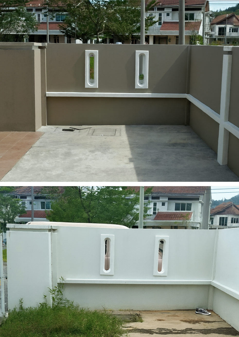 Painting and concrete work