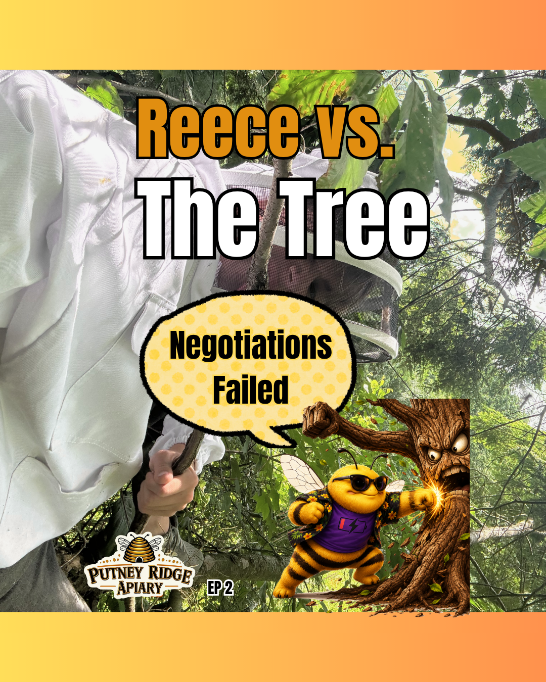 Reece vs. The Tree, The Search for the Missing Queen. Episode 2 of our 5 part swarm series (Buzzloaf's Chill Zone Ep. 9)