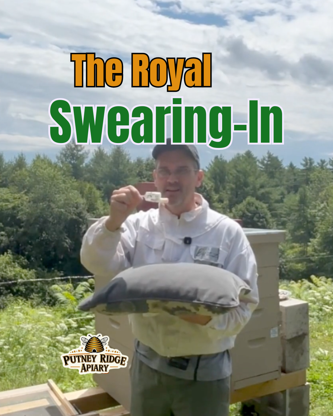A New Queen Arrives! Swearing In Our New Queen Bee - Beekeeping with Buzzloaf