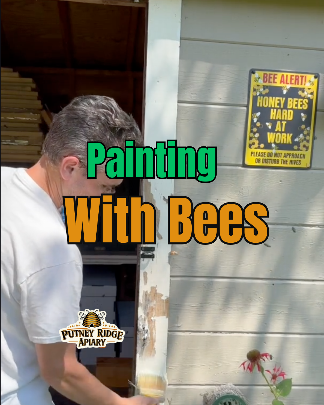 Painting With Bees - Bob Ross Wasn't Ready for This