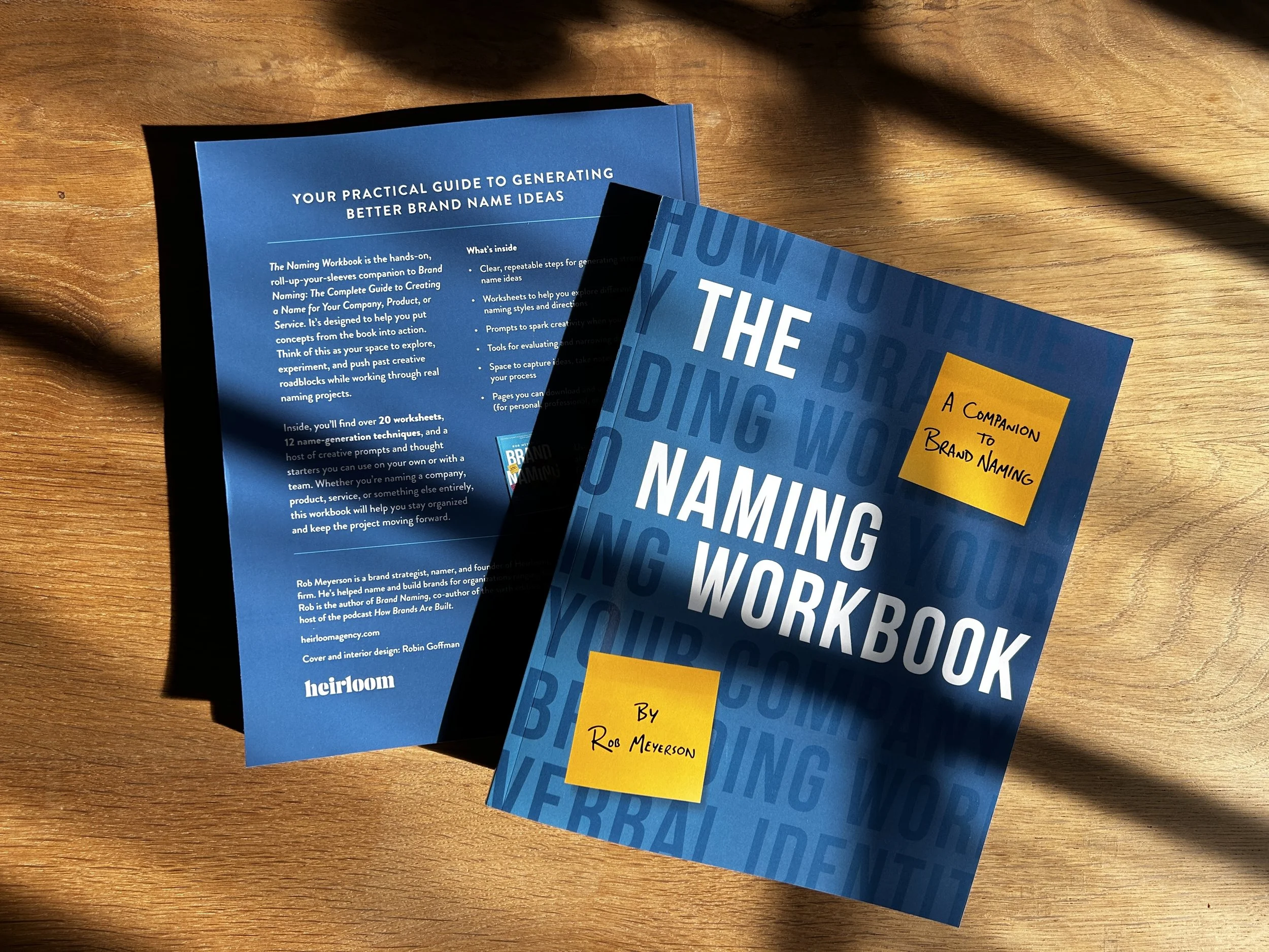 The Naming Workbook