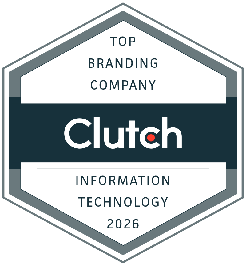 Badge from Clutch recognizing Heirloom as a 2026 "Top Branding Company" in "Information Technology"