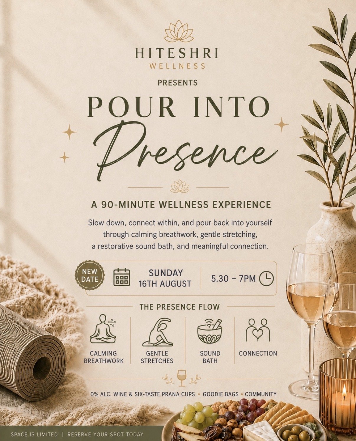 POUR INTO PRESENCE - August 16th