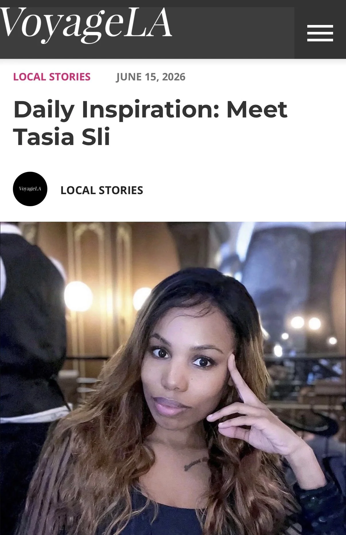 voyage los angeles: local stories feature