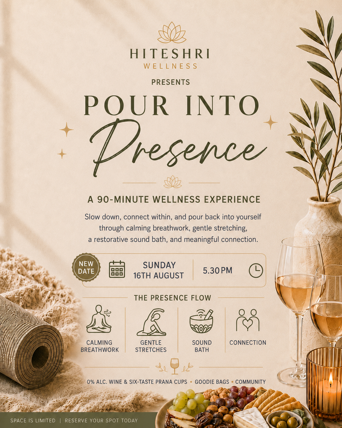 POUR INTO PRESENCE - August 16th