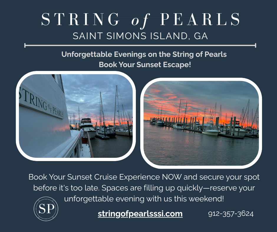 One of BuzzBee Marketing clients, String of Pearls in Saint Simons Island, GA created an advertisement for a local magazine showcasing brand alignment which helped to drive awareness and promote their services to the local community.