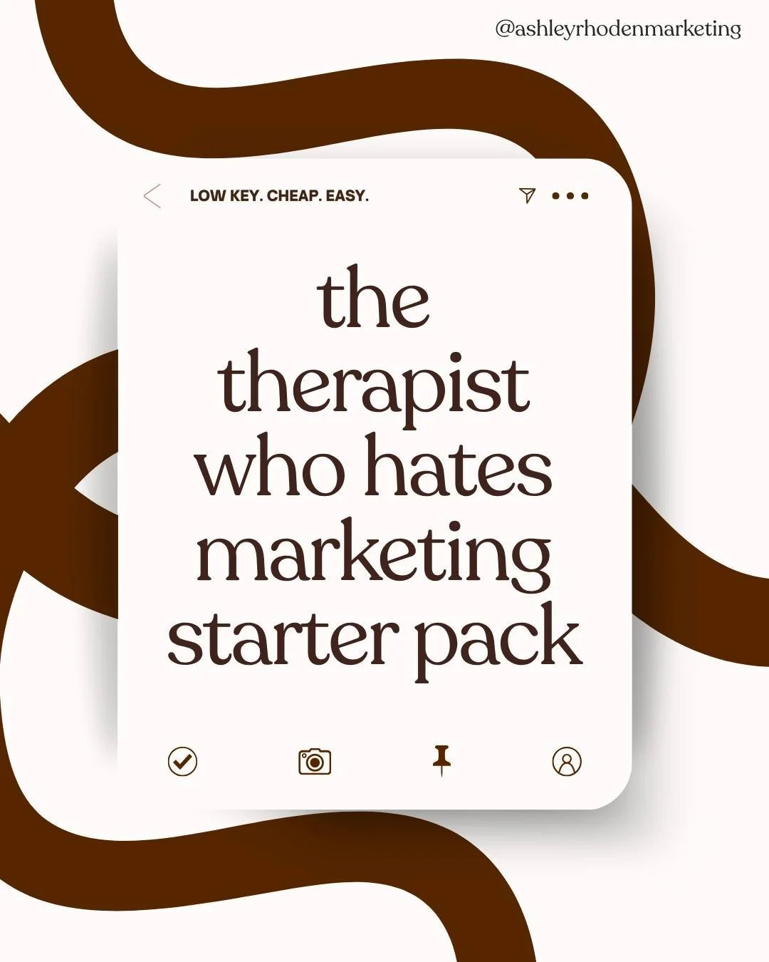 Not everybody wants to build an empire, and I get that.
#therapist #therapy #privatepractice #socialwork #socialworker