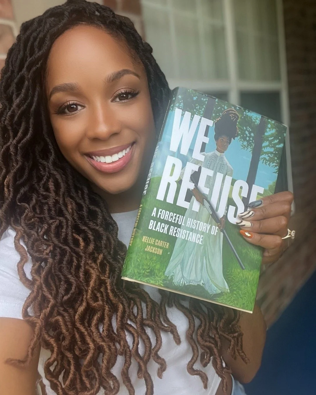 currently re-reading: We Refuse: A Forceful History of Black Resistance by @kelliecarterjackson 📖

picked this up because I wanted something that centers resistance, not just resilience. we talk a lot about how Black folks have endured. less about h