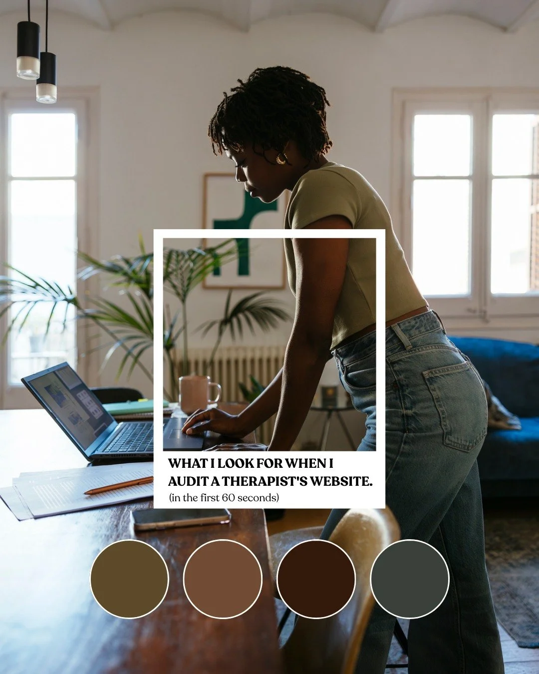 When I open a therapist's website for the first time, I'm not looking for perfection. I'm looking for three things. Is the next step clear? Do the links go where I expect? Does the site actually feel easy to move through? That's it. If those three th