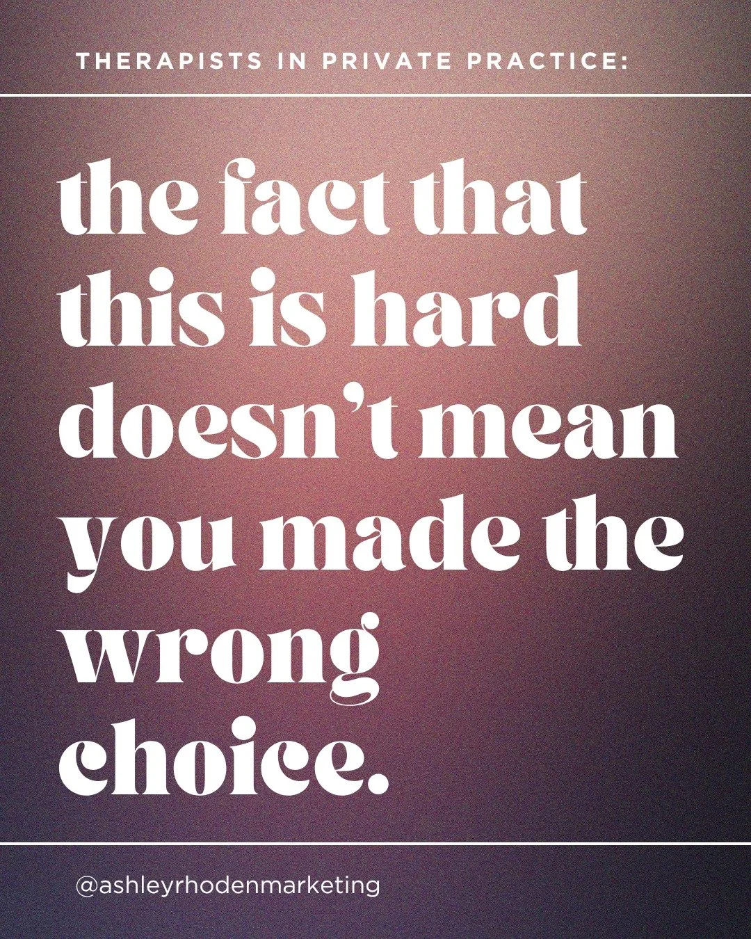 Therapists, I know it's hard. I'm in the trenches, too. But we get it figured out. We always do. 🤎 

#privatepractice #therapy #therapist #lpc #lcsw