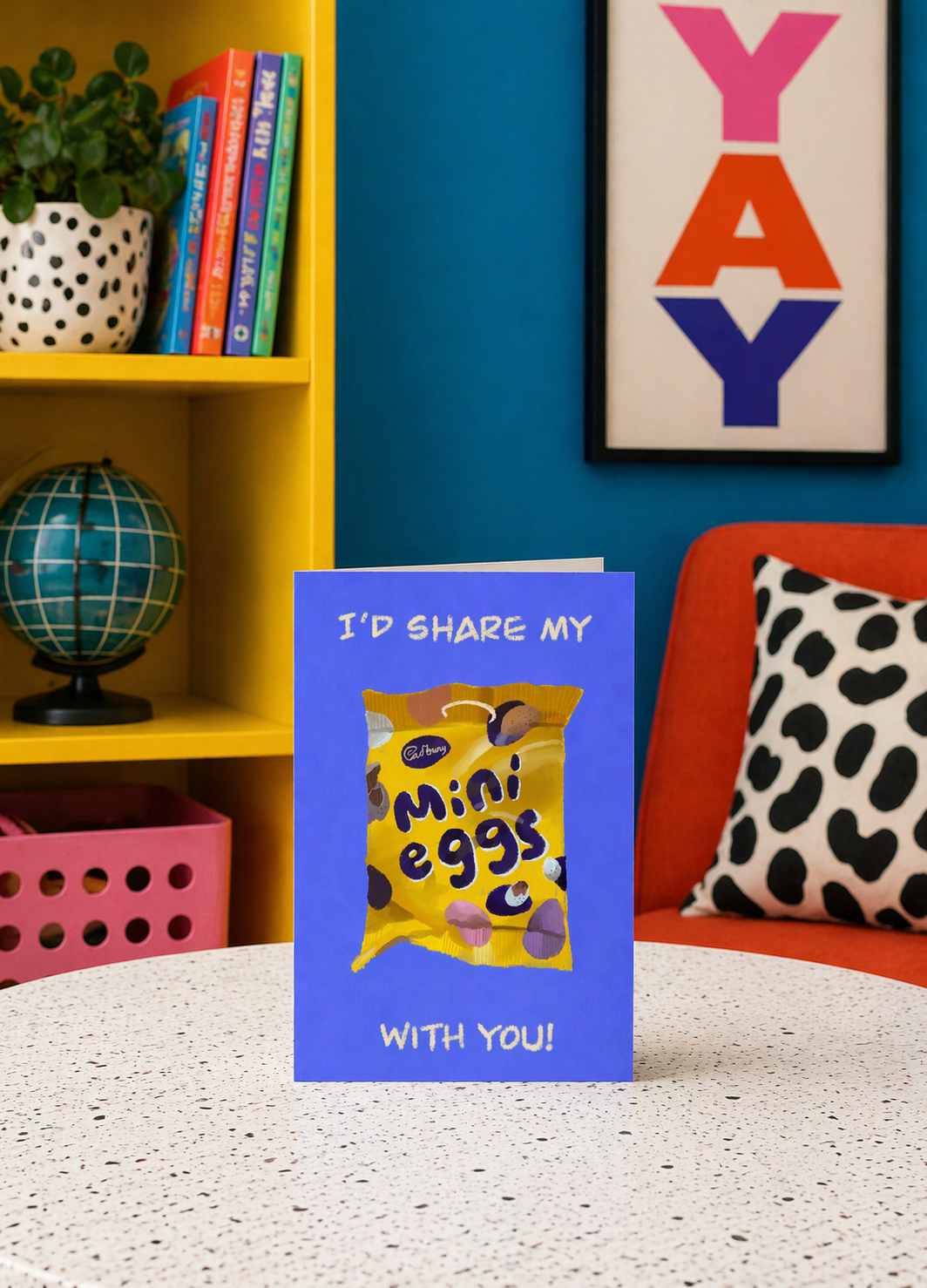 A6 Mini Eggs Greeting Card