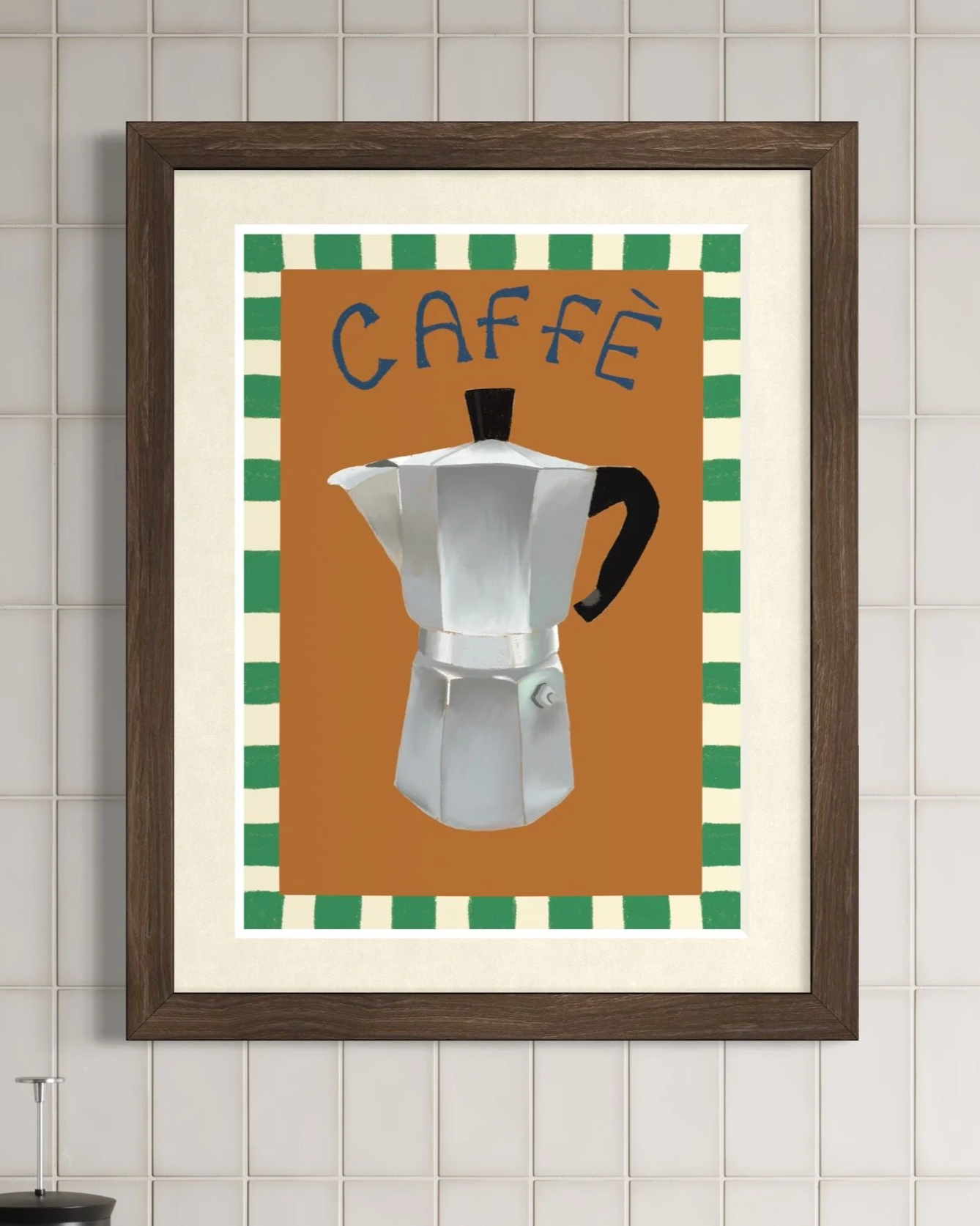 Italian Caffè - Colourful Coffee & Kitchen Art Print