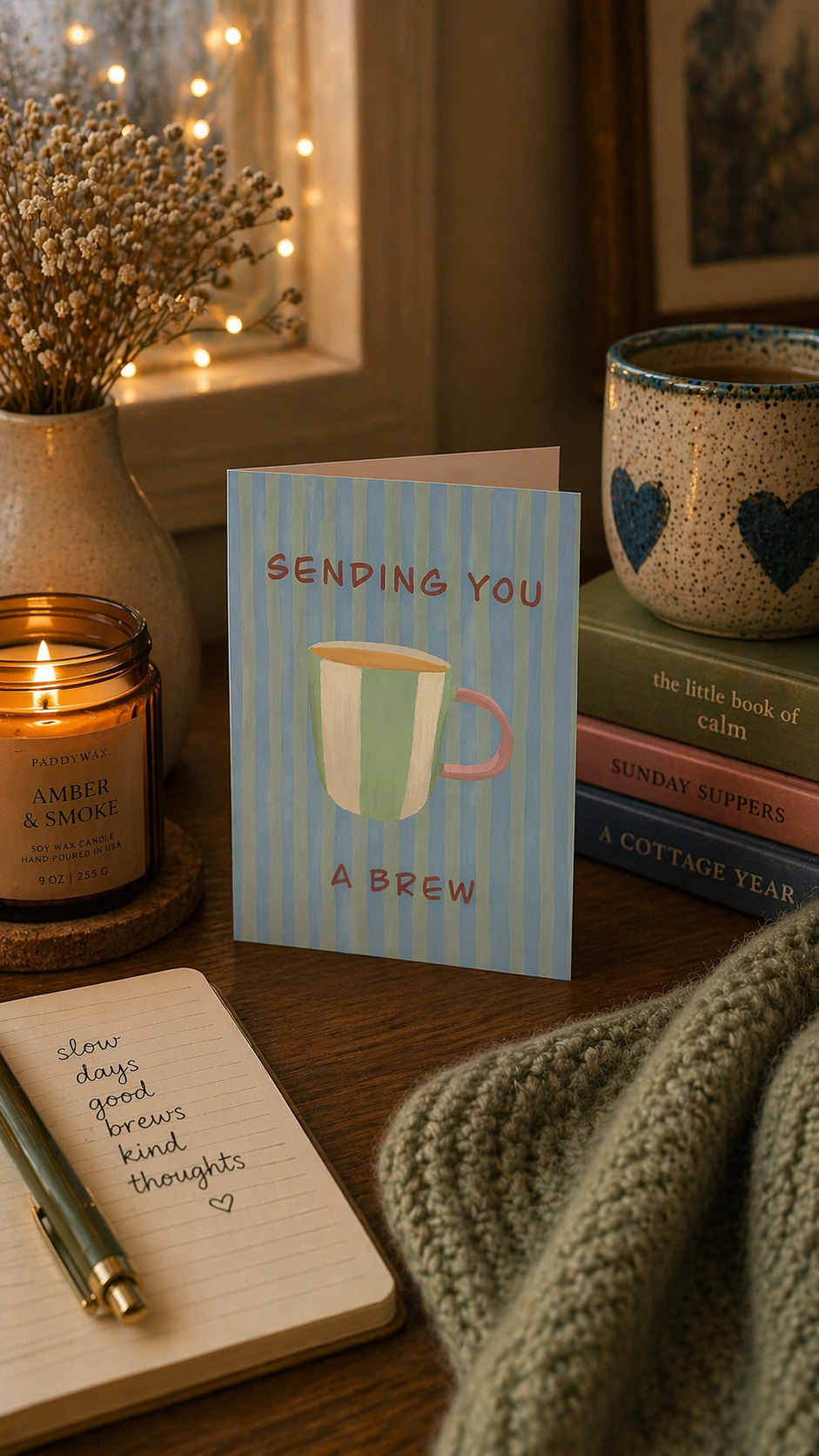 'Sending You a Brew' A6 Card