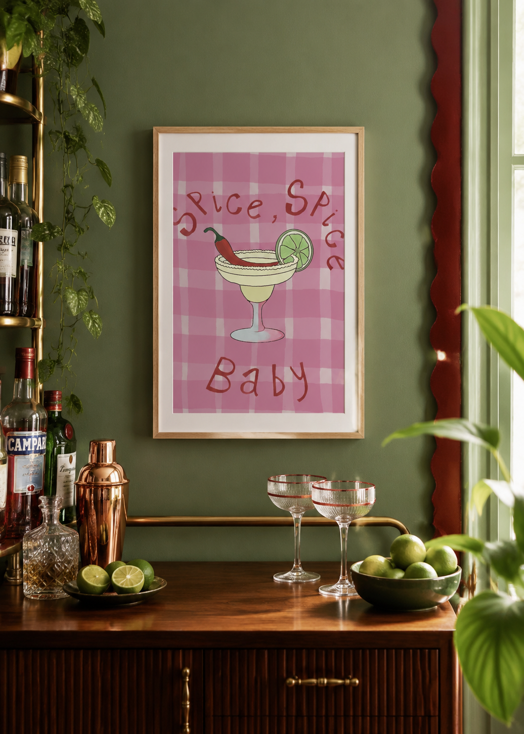 'Spice, Spice baby' - Margarita Kitchen Print