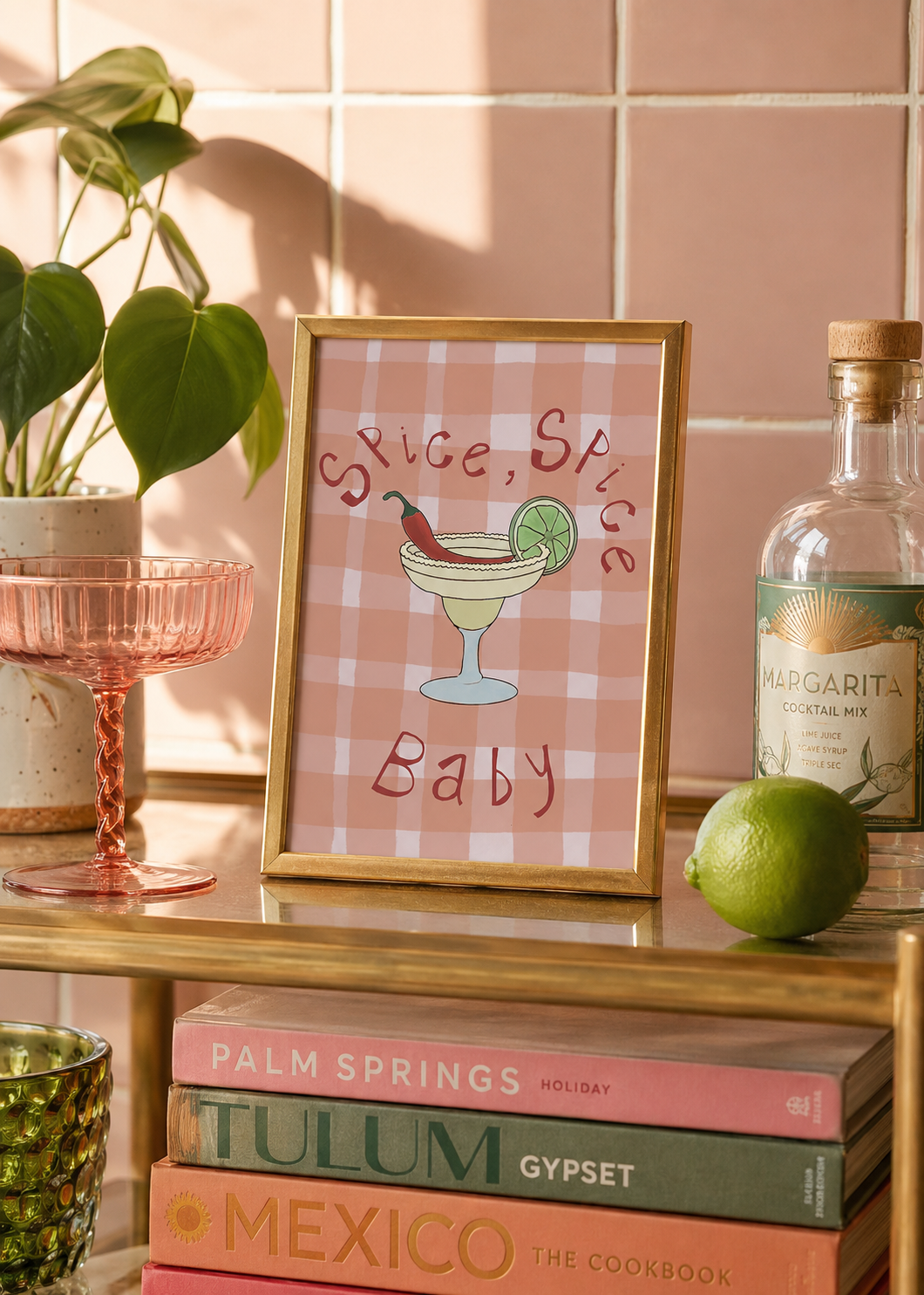 'Spice, Spice baby' - Margarita Kitchen Print