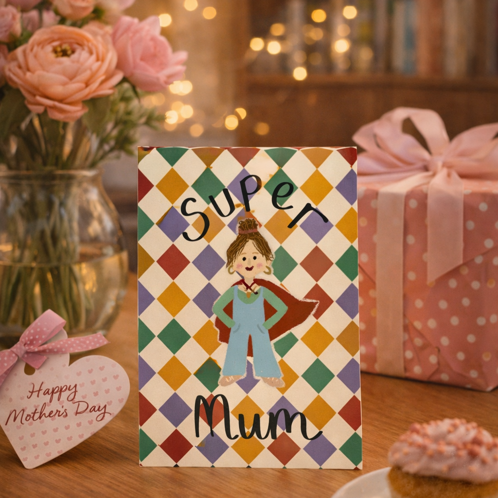 Super Mum Greetings Card