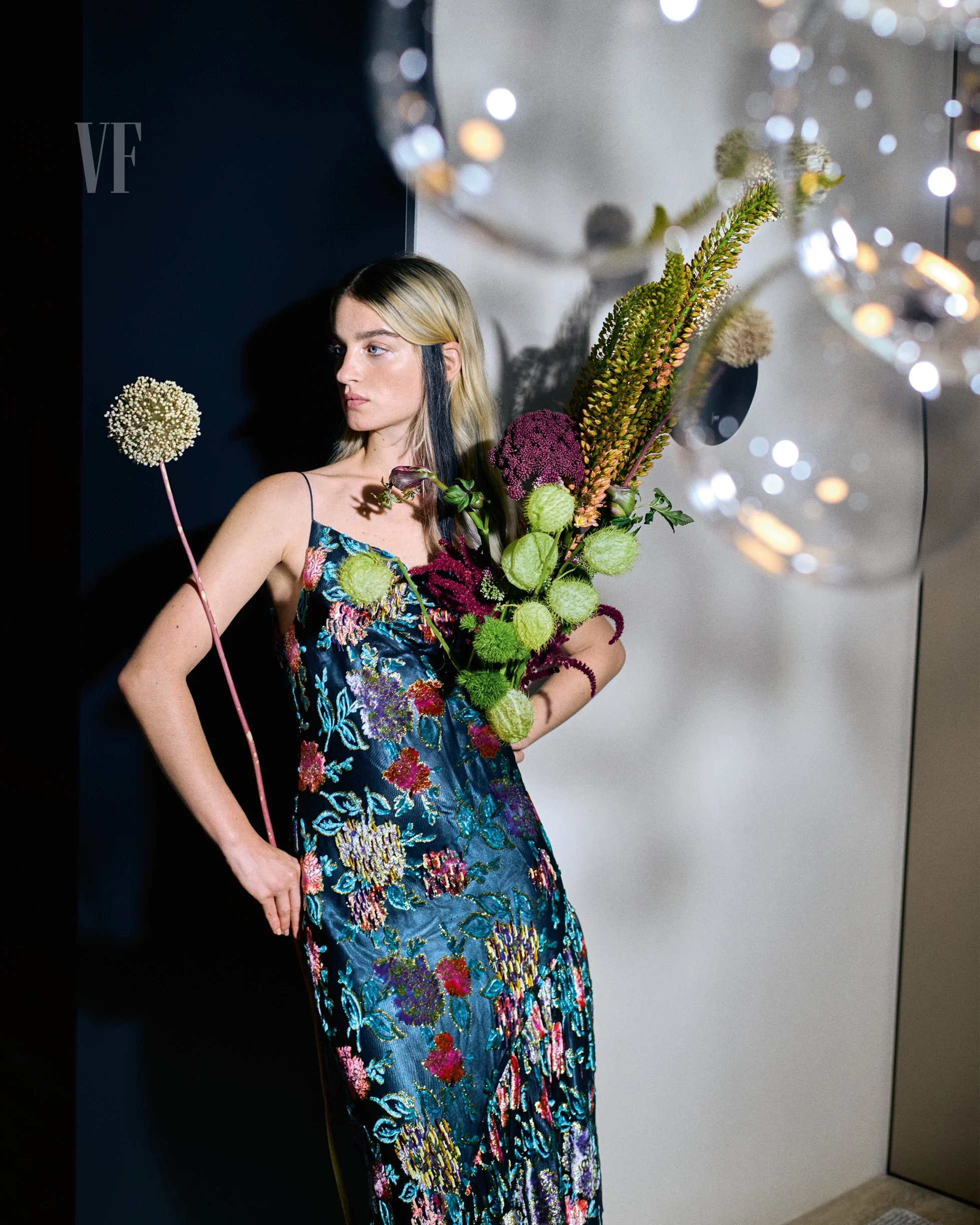 flower design per vanity fair speciale venezia