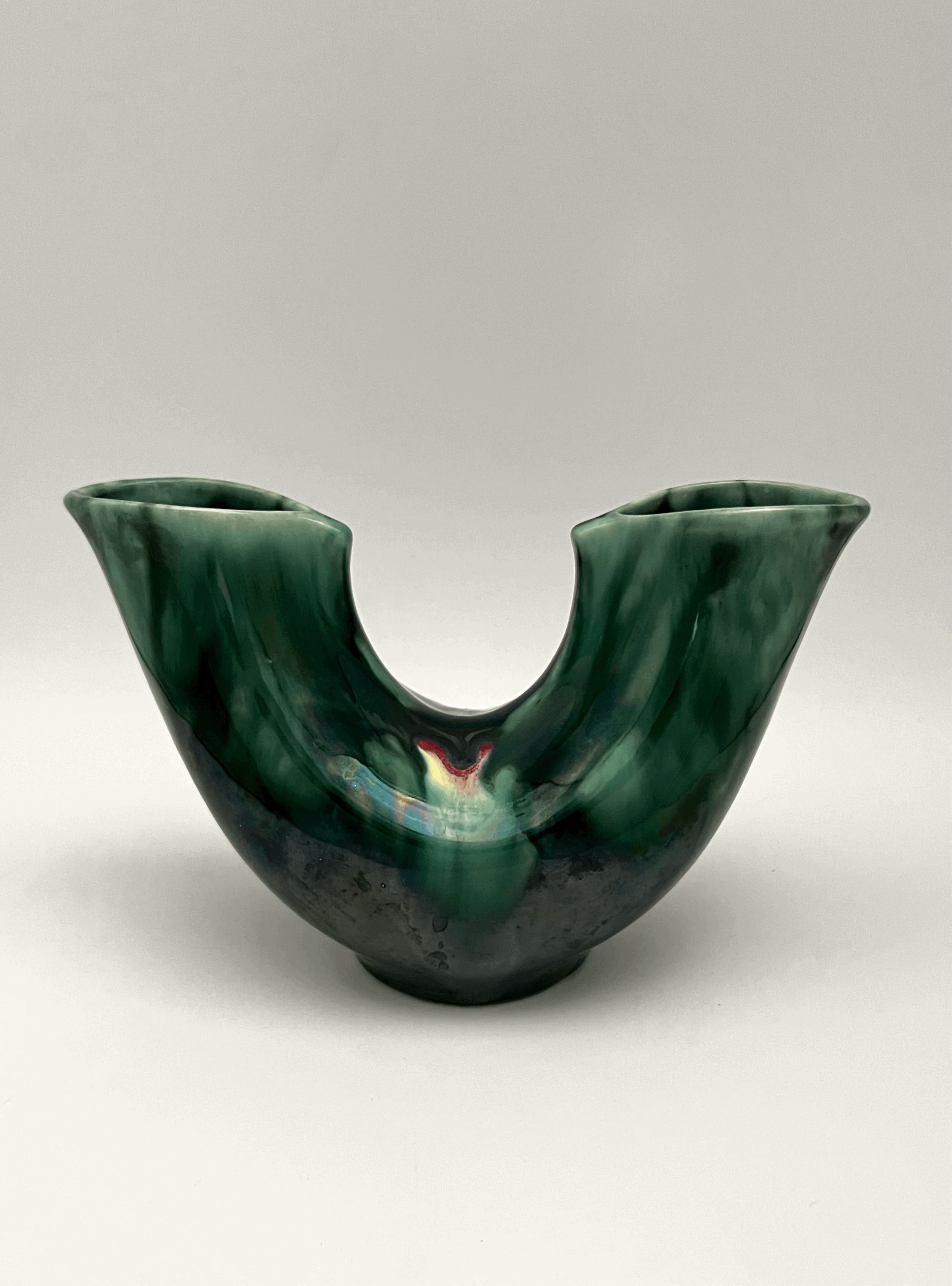 Vaso in ceramica doppio