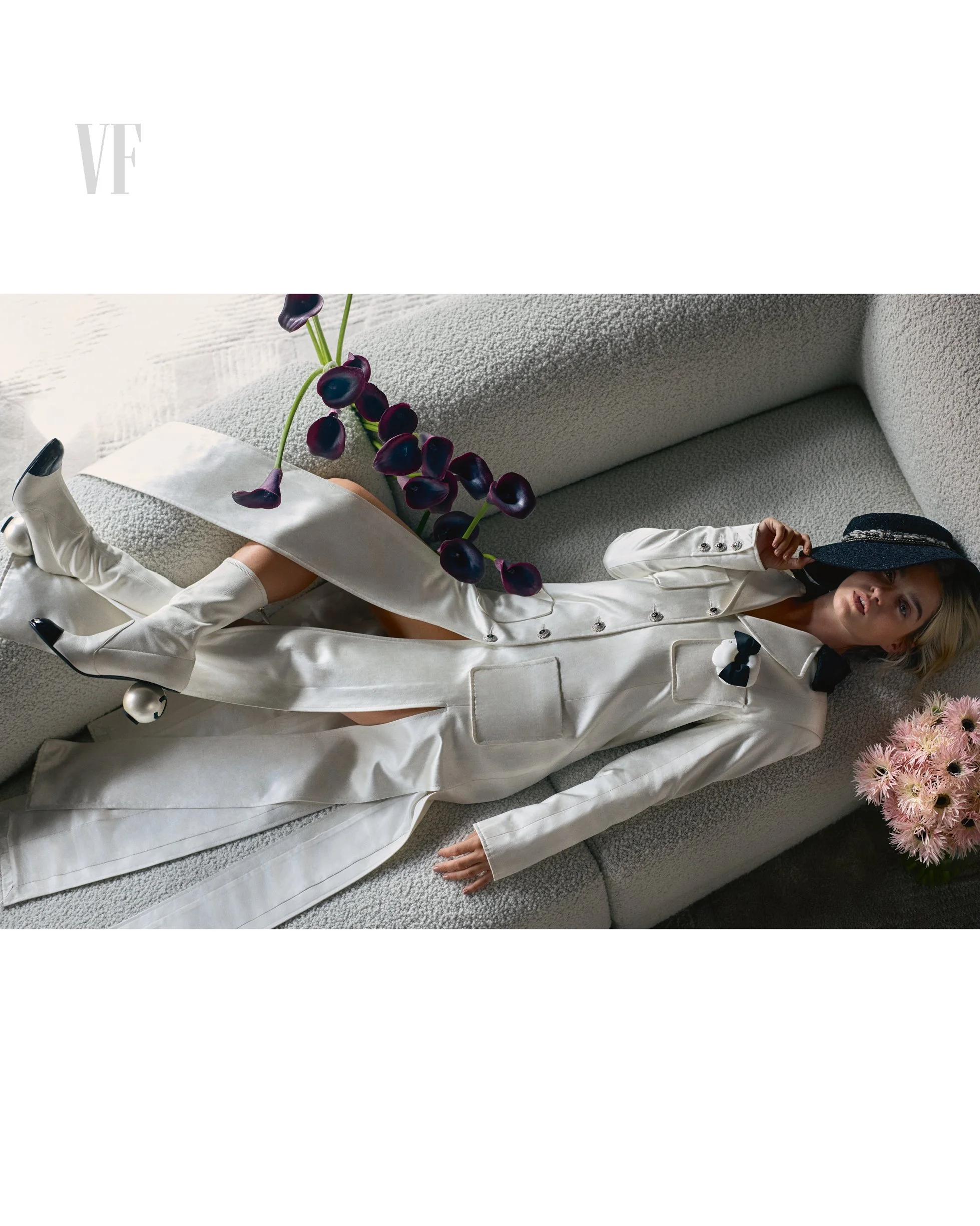 flower design per vanity fair speciale venezia