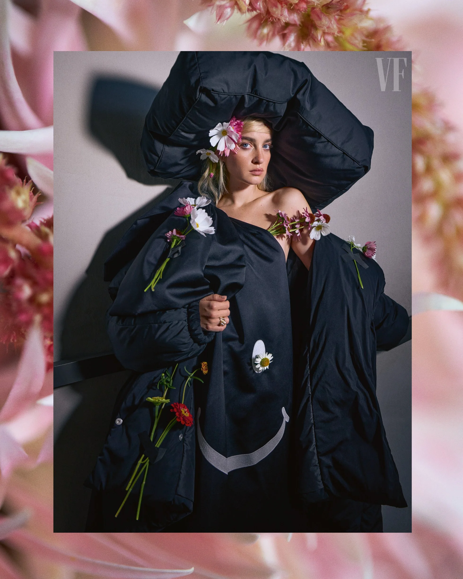 flower design per vanity fair speciale venezia