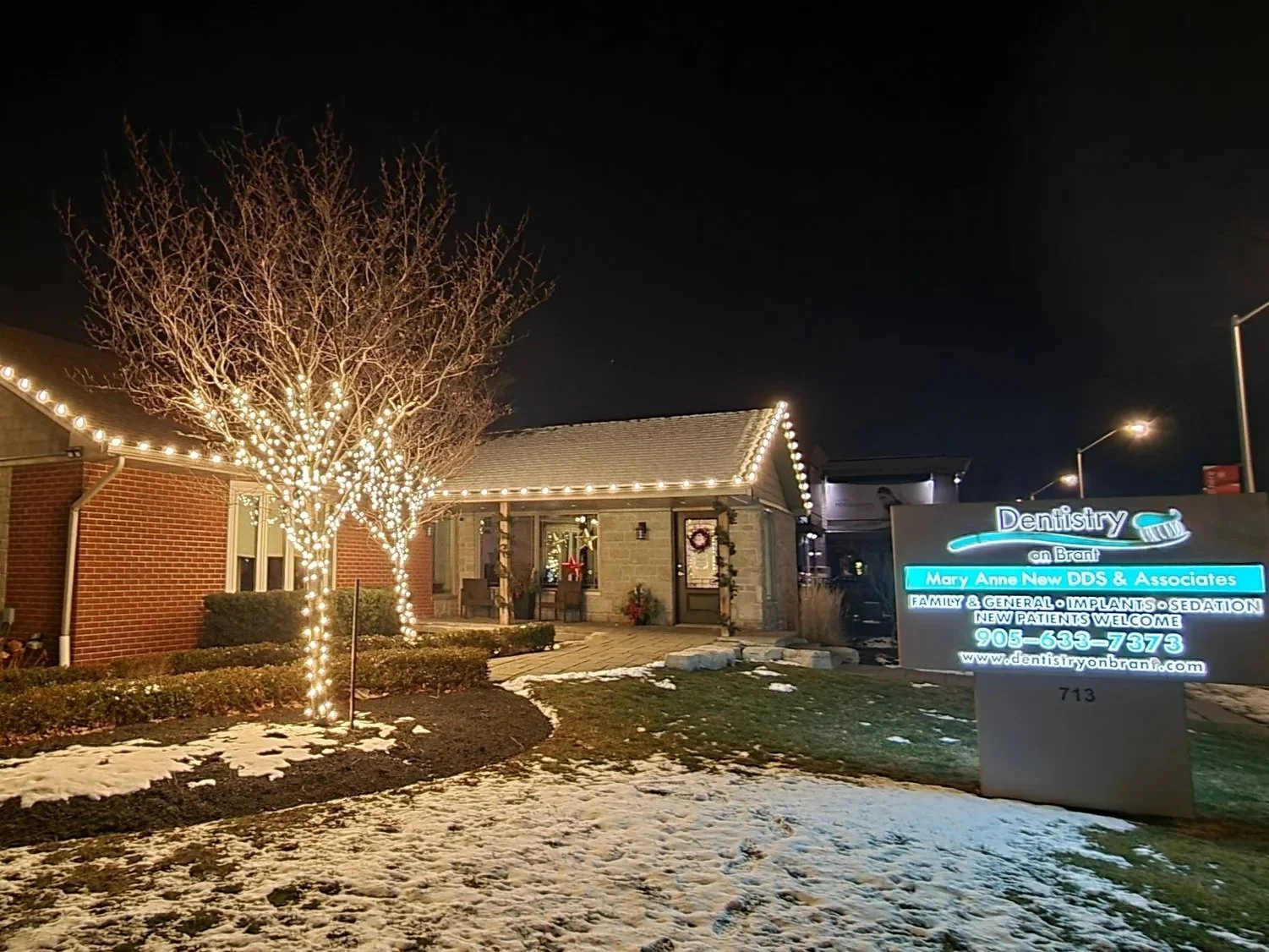 Commercial Christmas Light Installation