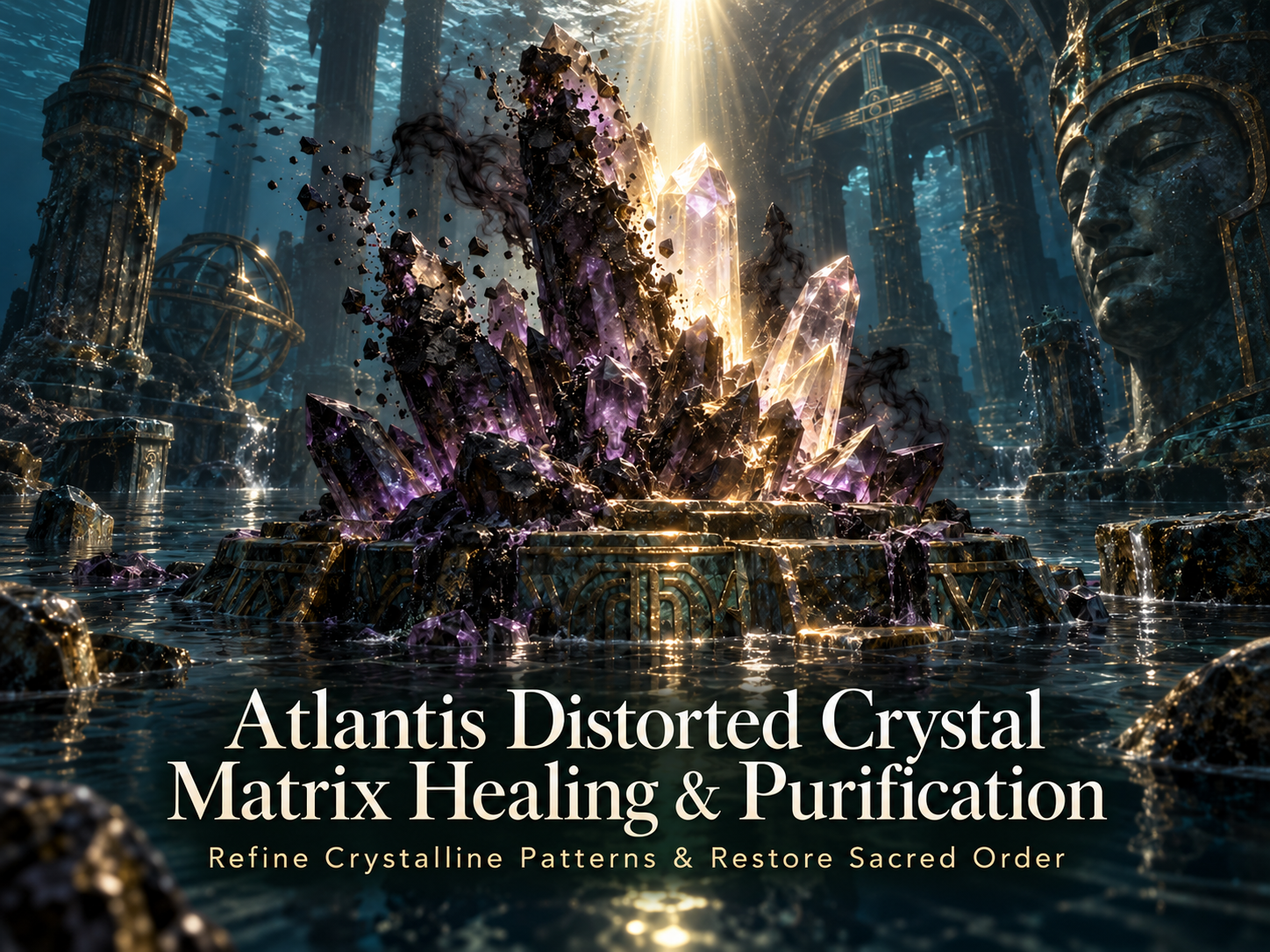 Atlantis Distorted Crystal Matrix Healing & Purification