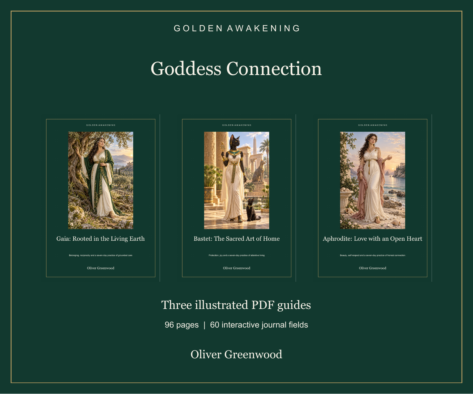 Goddess Connection — Gaia, Bastet & Aphrodite PDF Collection