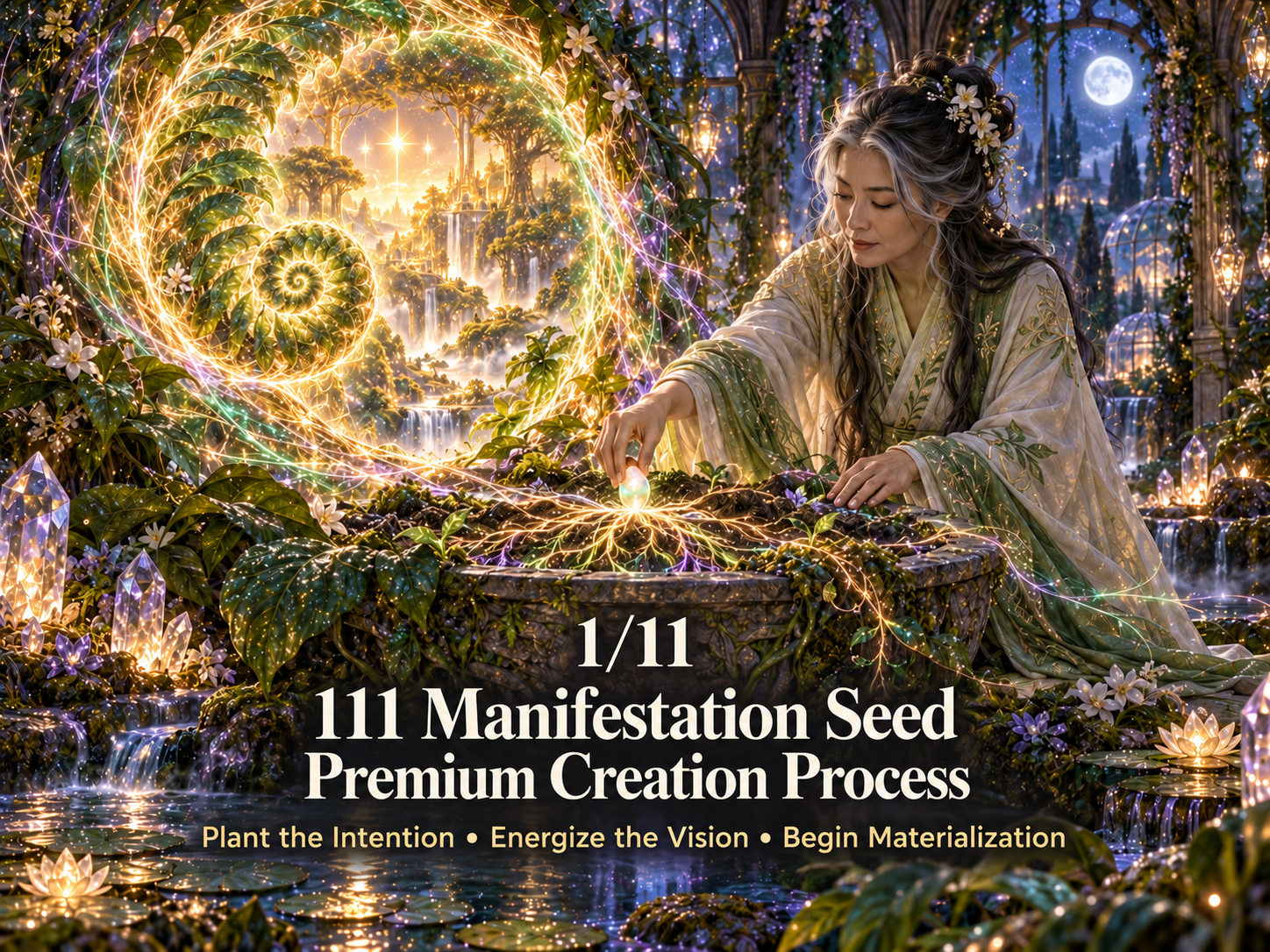 1/11 111 Manifestation Seed Premium Creation Process