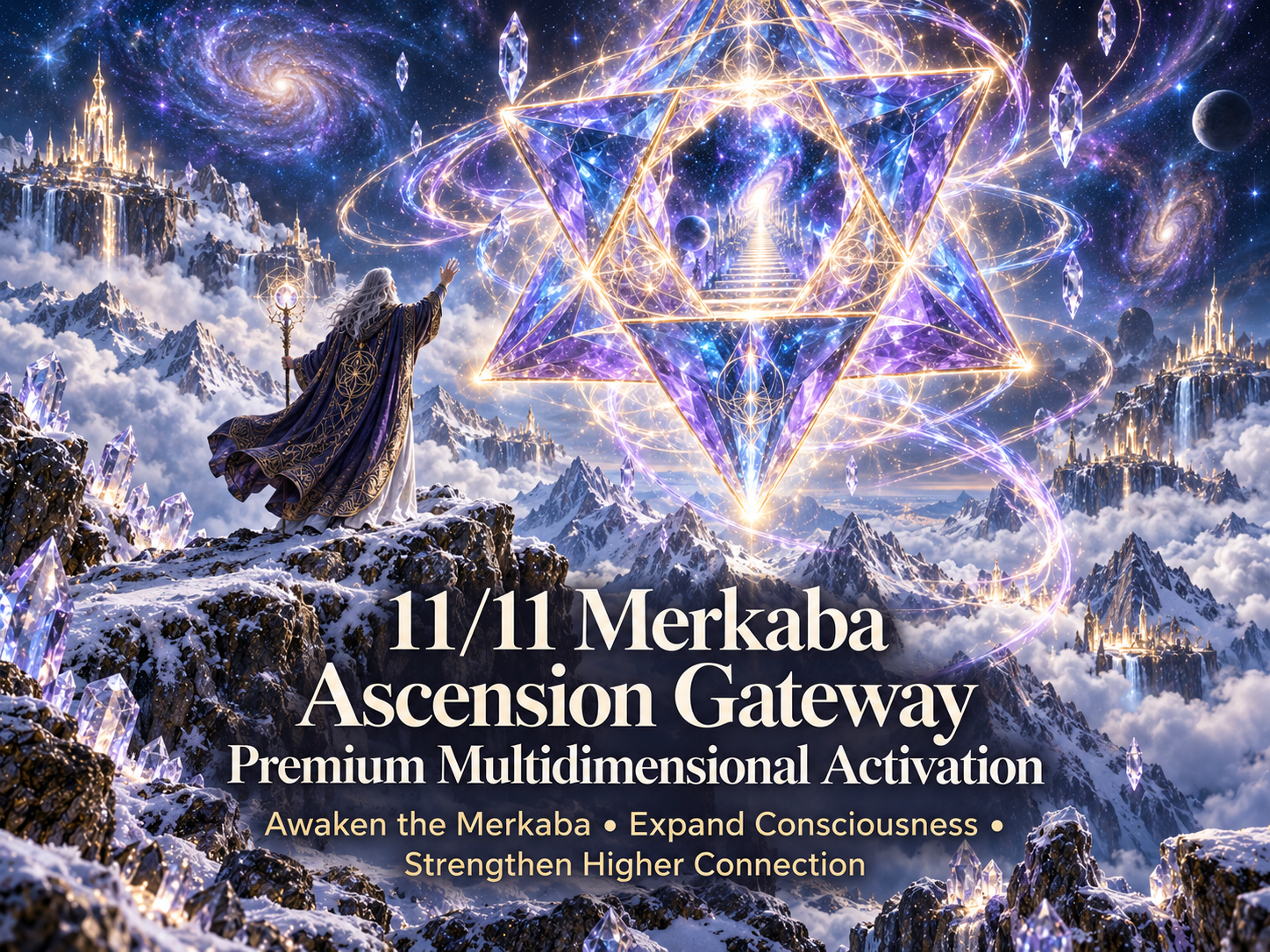 11/11 Merkaba Ascension Gateway Premium Multidimensional Activation