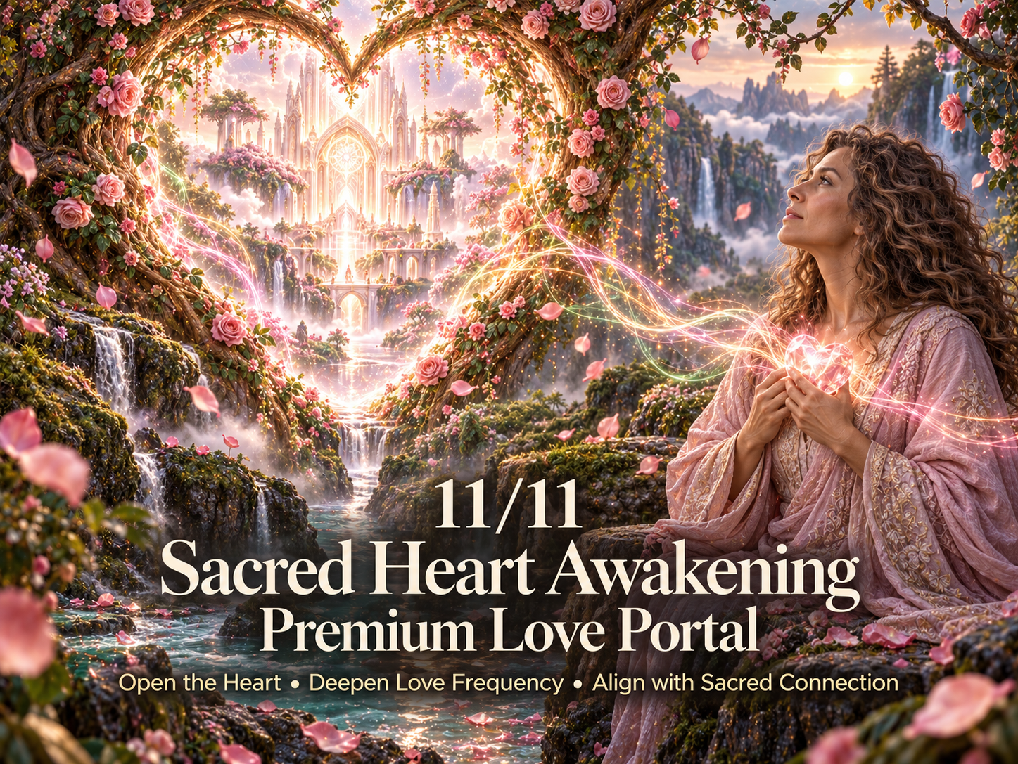 11/11 Sacred Heart Awakening Premium Love Portal