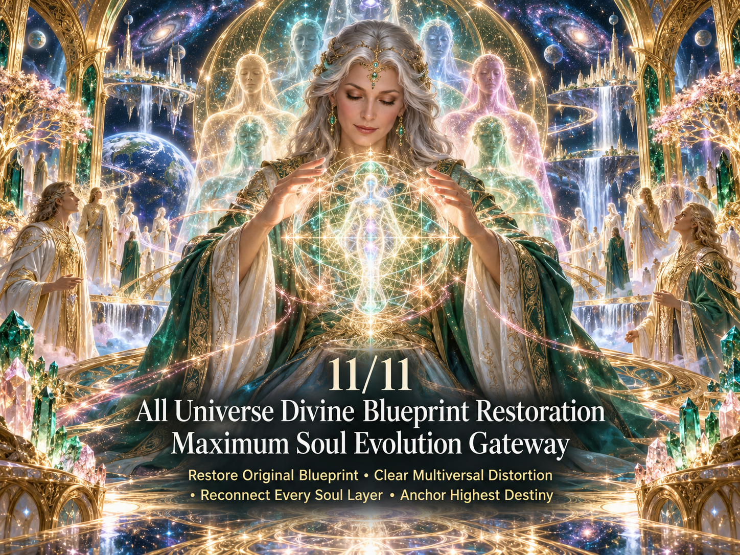 11/11 All-Universe Divine Blueprint Restoration — Maximum Soul Evolution Gateway