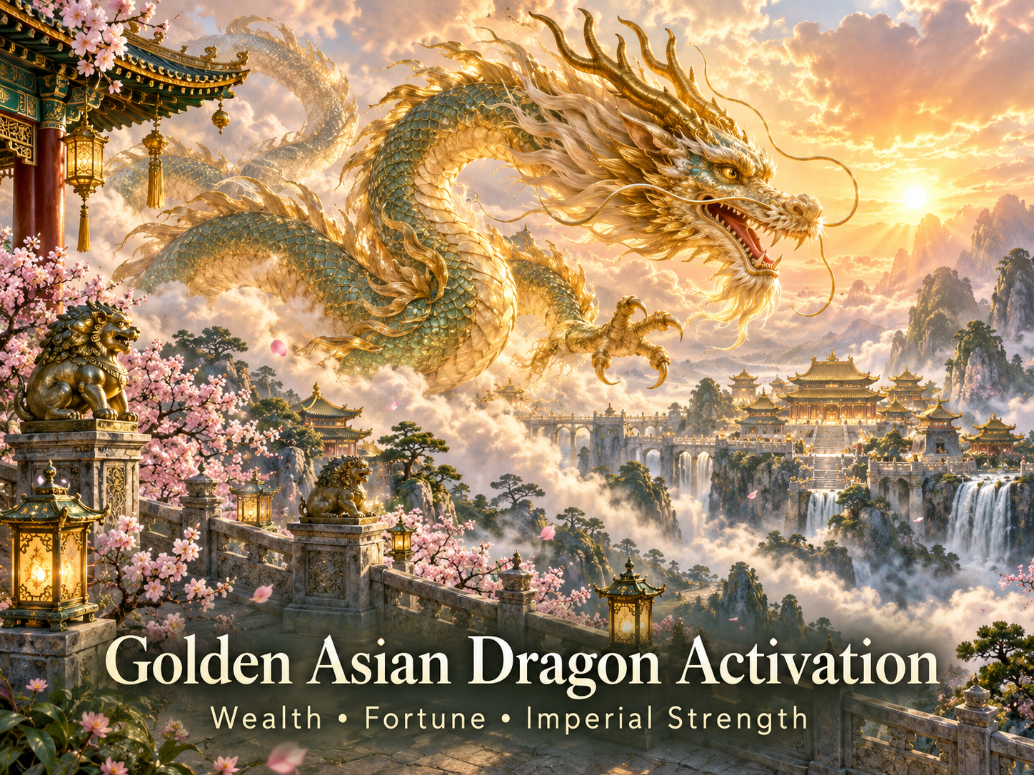Golden Asian Dragon Activation