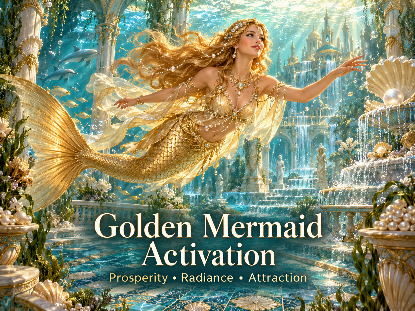 Golden Mermaid Activation