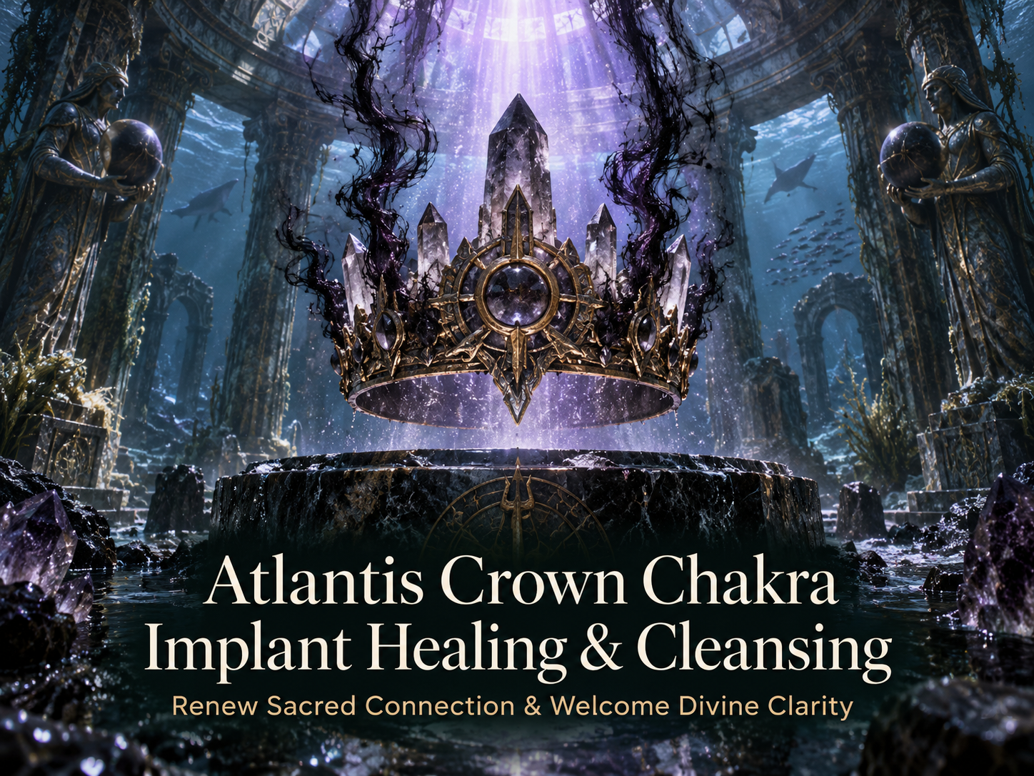 Atlantis Crown Chakra Implant Healing & Cleansing