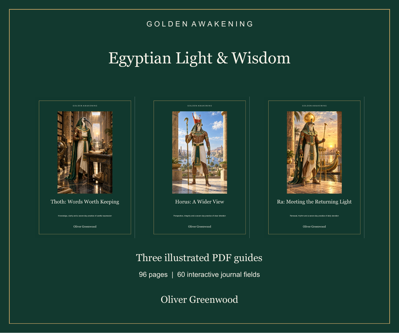 Egyptian Light & Wisdom — Thoth, Horus & Ra PDF Collection