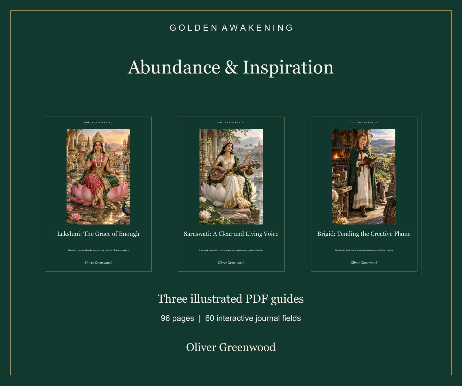 Abundance & Inspiration — Lakshmi, Saraswati & Brigid PDF Collection