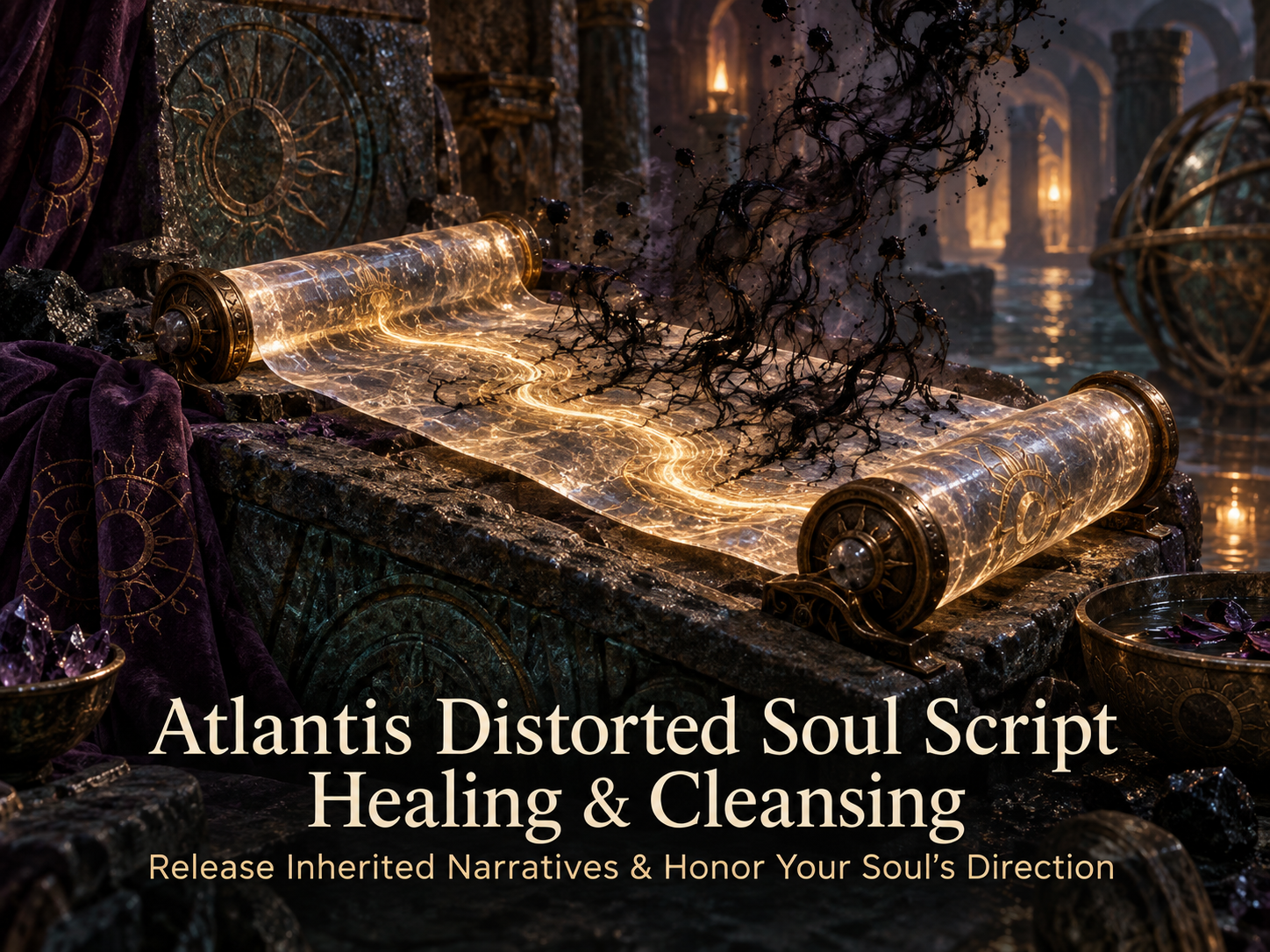 Atlantis Distorted Soul Script Healing & Cleansing