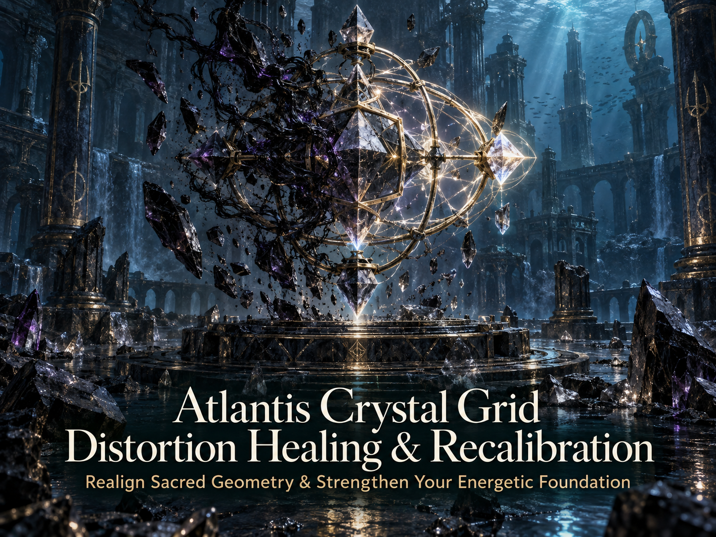 Atlantis Crystal Grid Distortion Healing & Recalibration