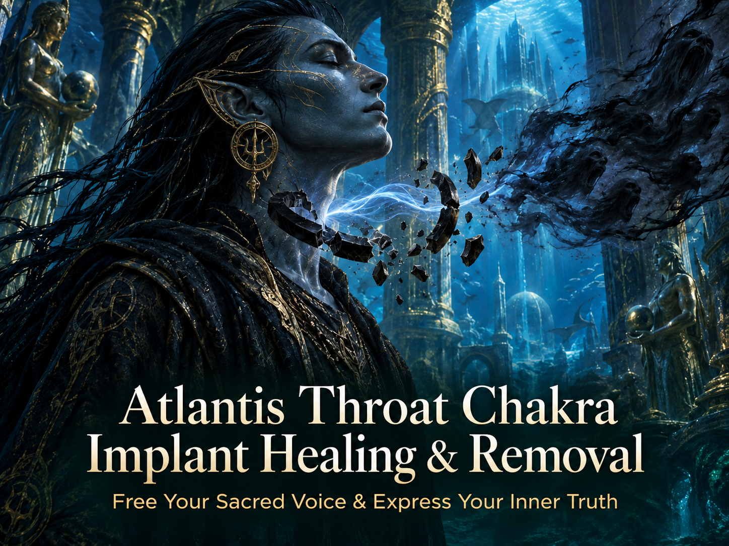 Atlantis Throat Chakra Implant Healing & Removal