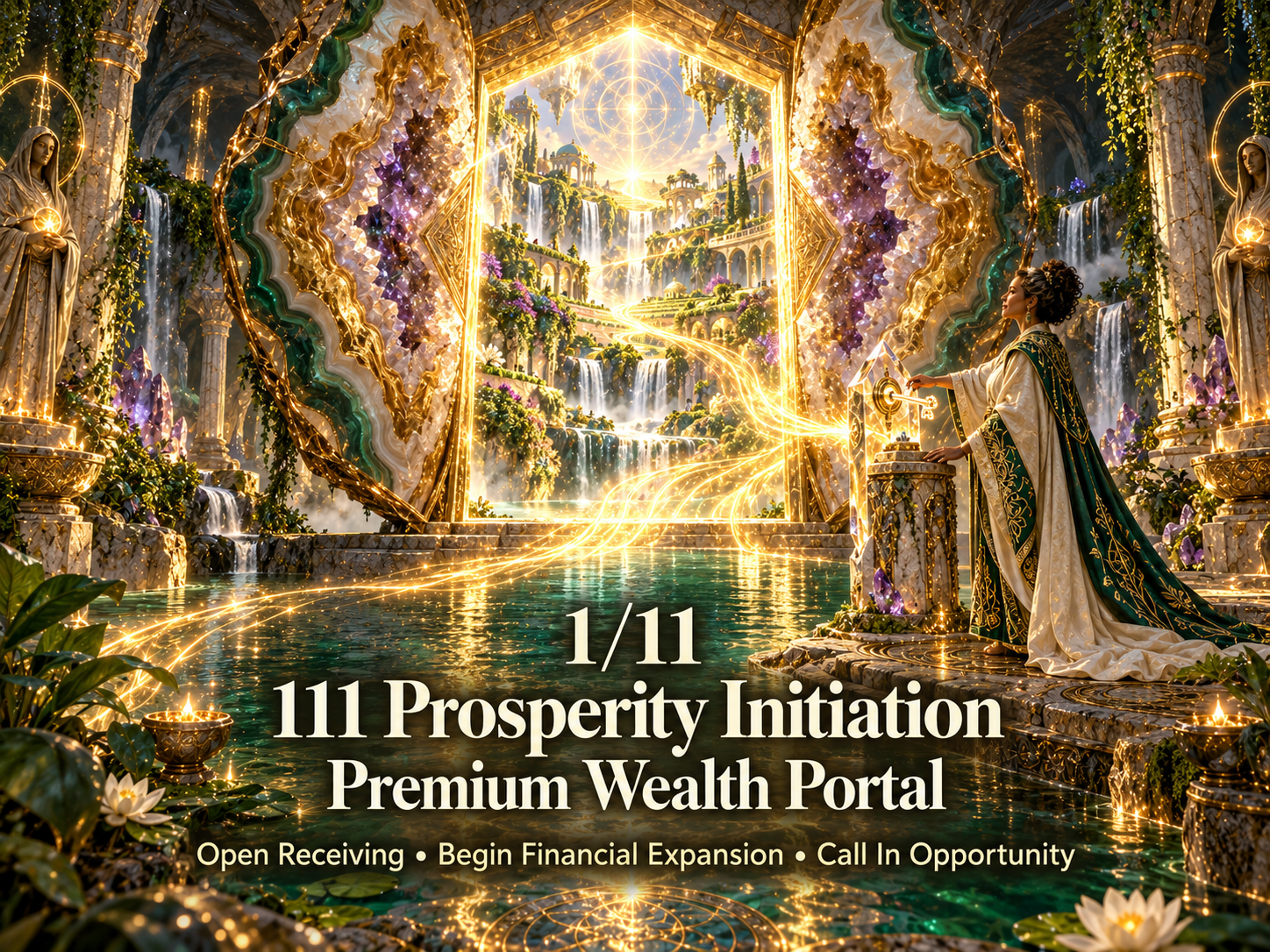 1/11 111 Prosperity Initiation Premium Wealth Portal